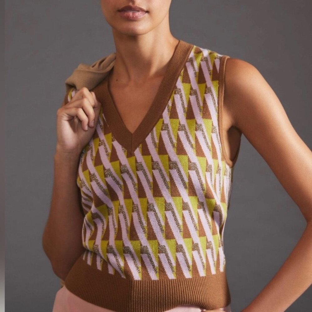 Anthropologie - Maeve Sweater Vest - Plus Size (3X)